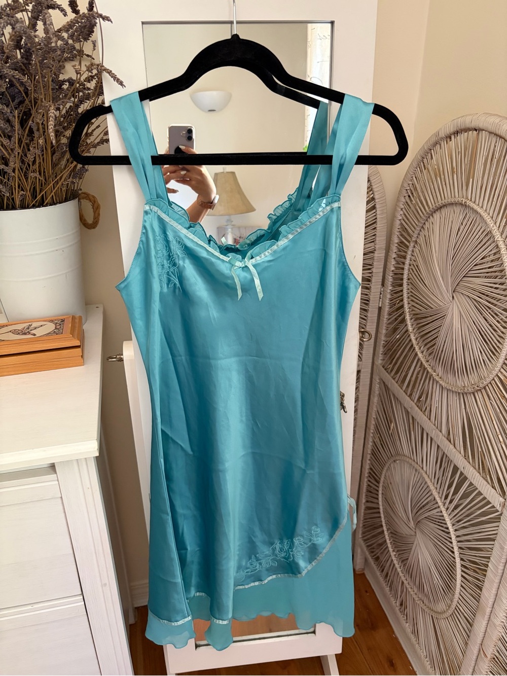 🧜🏼‍♀️ Slip dress in Aqua Blue 🩵